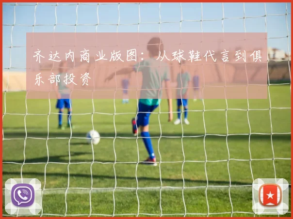 齐达内商业版图：从球鞋代言到俱乐部投资